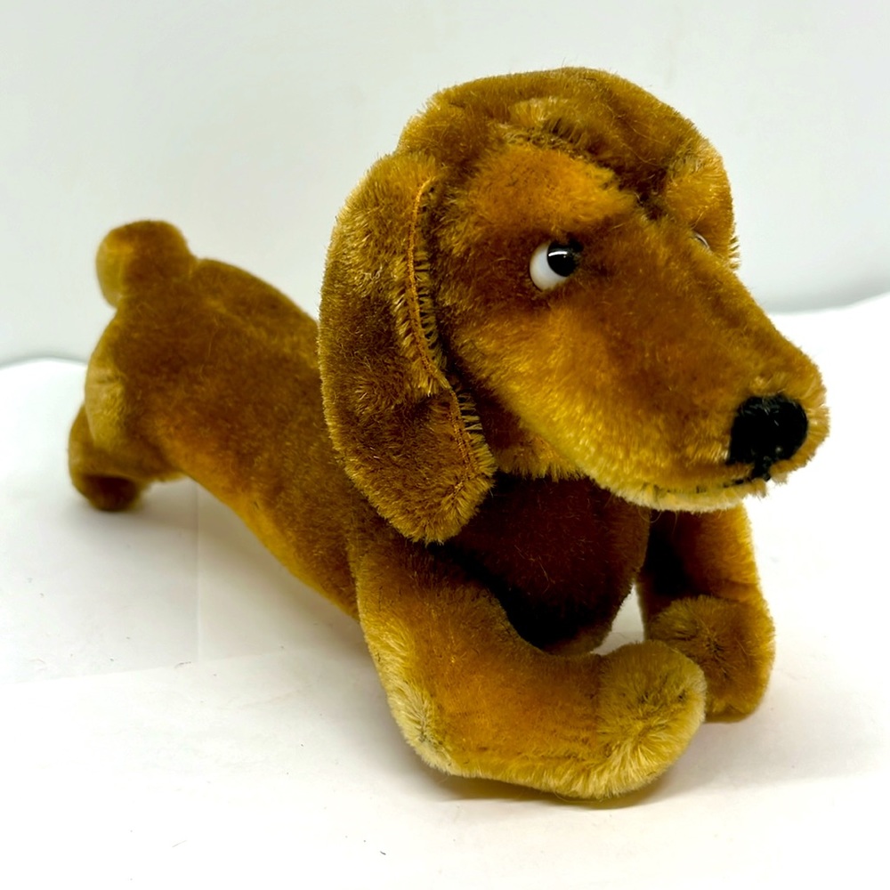 Vintage Dachshund Stuffed Dog